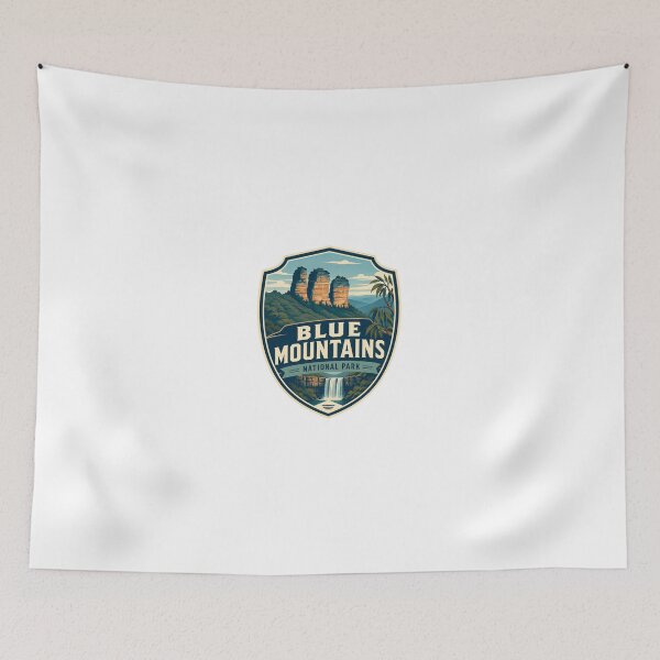 Item preview, Blue Mountains National Park Australia Travel Hiker Souvenir designed and sold by Simsimah26Parks.