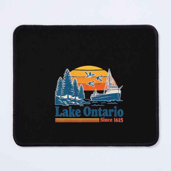 Item preview, Lake Ontario Vintage Retro Summer Design designed and sold by ChaosColorCo.