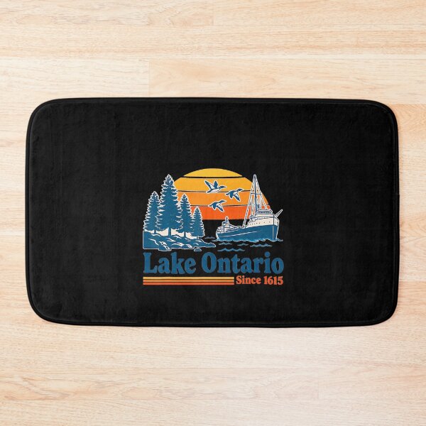 Item preview, Lake Ontario Vintage Retro Summer Design designed and sold by ChaosColorCo.