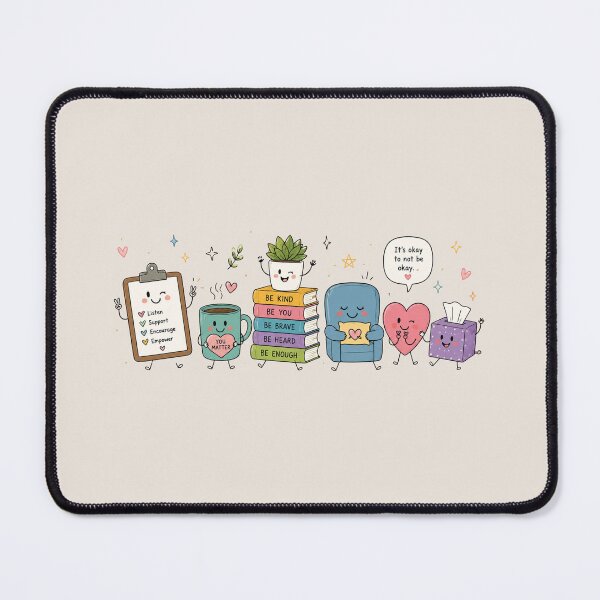Item preview, School Counselor, Mental Health Matters, School Psychologist, Positive Teacher, Back to School designed and sold by Quiajia.