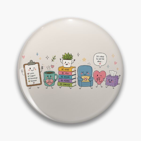 Item preview, School Counselor, Mental Health Matters, School Psychologist, Positive Teacher, Back to School designed and sold by Quiajia.