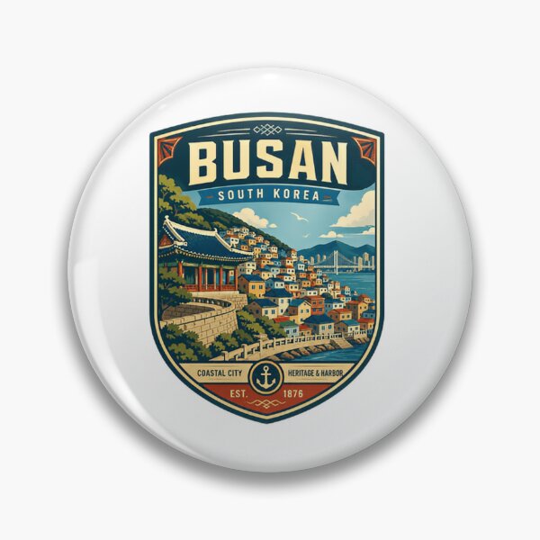 Item preview, Busan South Korea Coastal City Heritage & Harbor Travel designed and sold by Simsimah26Parks.