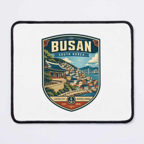 Item preview, Busan South Korea Coastal City Heritage & Harbor Travel designed and sold by Simsimah26Parks.