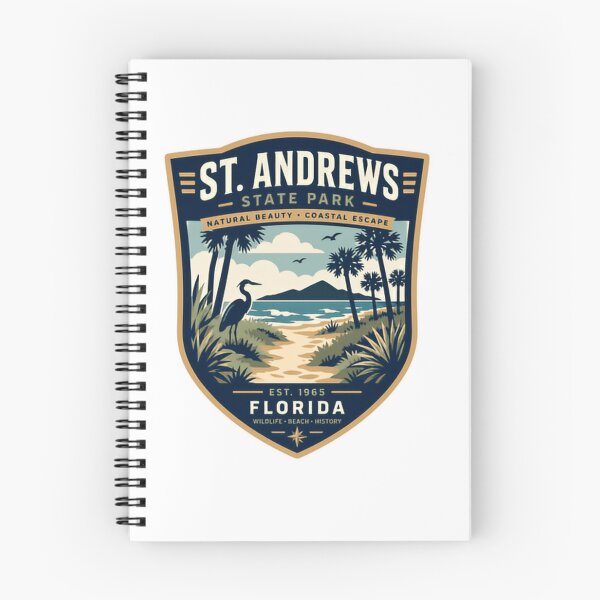 Item preview, St. Andrews State Park Natural Beauty Coastal Escape Est. 1965 Florida Wildlife Beach History Florida Vacationer Traveler designed and sold by Simsimah26Parks.