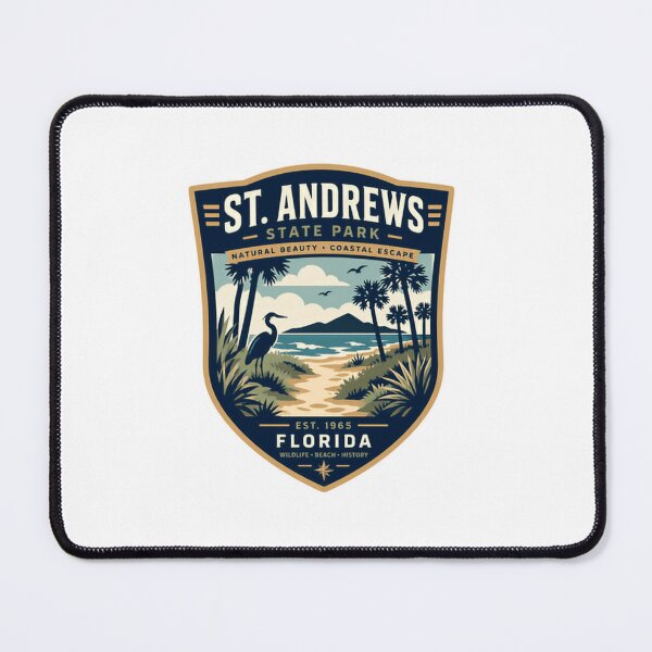 Item preview, St. Andrews State Park Natural Beauty Coastal Escape Est. 1965 Florida Wildlife Beach History Florida Vacationer Traveler designed and sold by Simsimah26Parks.