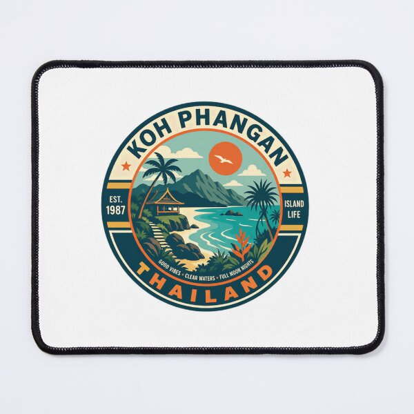 Item preview, Koh Phangan Thailand Island Life Good Vibes Clear Waters Full Moon Nights Travel Vacation designed and sold by Simsimah26Parks.