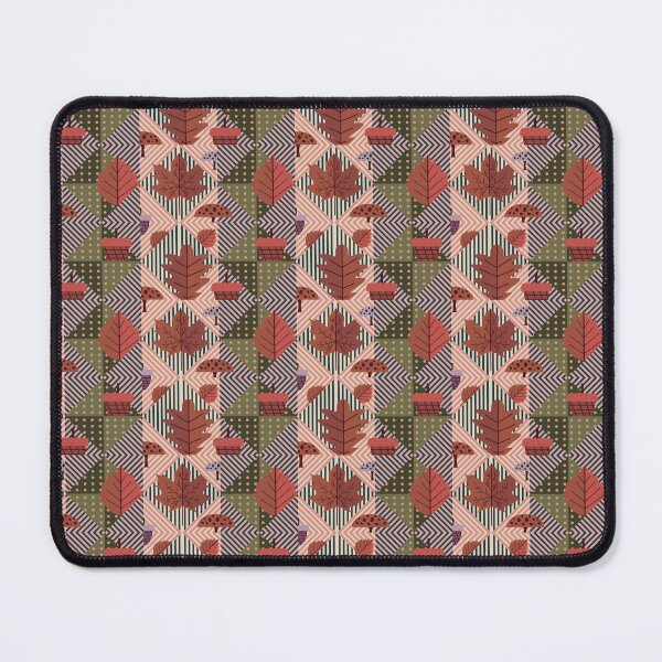 Item preview, Rustic Autumn Leaf Patchwork Pattern designed and sold by Zaya_art.