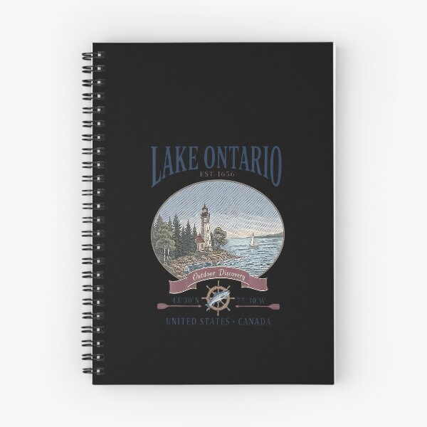 Item preview, Lake Ontario Vintage Retro Summer Design designed and sold by ChaosColorCo.