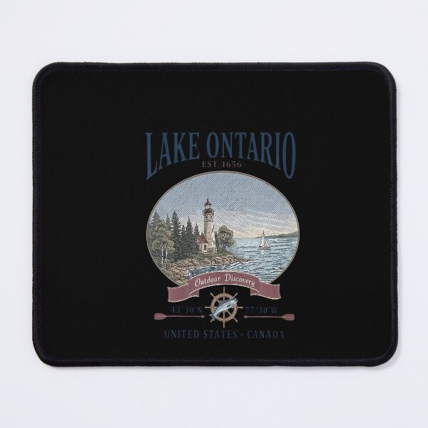Item preview, Lake Ontario Vintage Retro Summer Design designed and sold by ChaosColorCo.