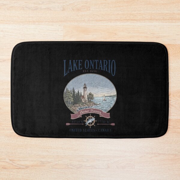 Item preview, Lake Ontario Vintage Retro Summer Design designed and sold by ChaosColorCo.