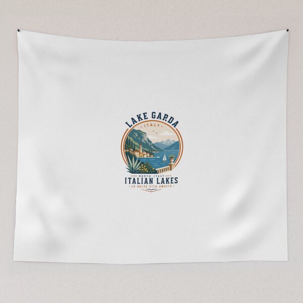 Item preview, Lake Garda Italy North Italy Italian Lakes Travel Vacation Souvenir La Dolce Vita Awaits designed and sold by Simsimah26Parks.