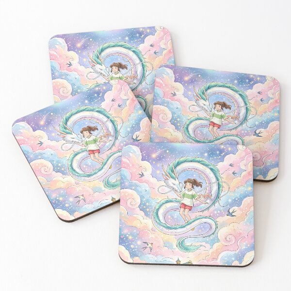 Item preview, girl [[kiki's]] -%[ghiblis]%- flying aways with dragon sky designed and sold by ebyyuishop.