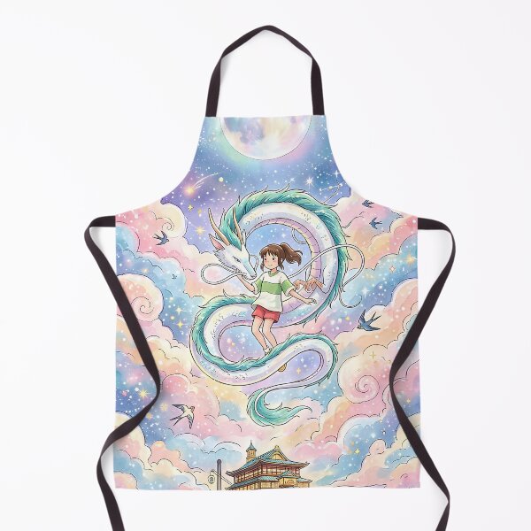 Item preview, girl [[kiki's]] -%[ghiblis]%- flying aways with dragon sky designed and sold by ebyyuishop.
