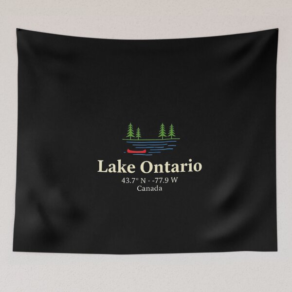 Item preview, Lake Ontario Vintage Retro Summer Design 22 designed and sold by ChaosColorCo.