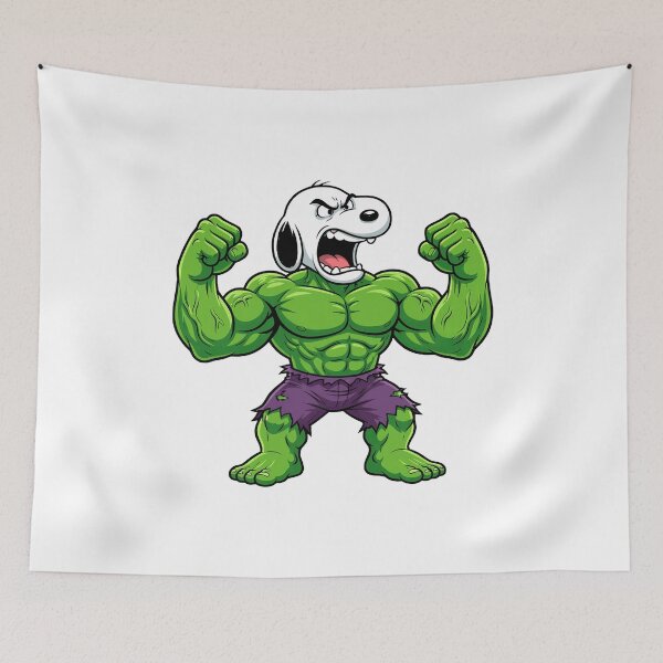 Item preview, Funny Muscular Dog Cartoon  designed and sold by IsazaSeema.