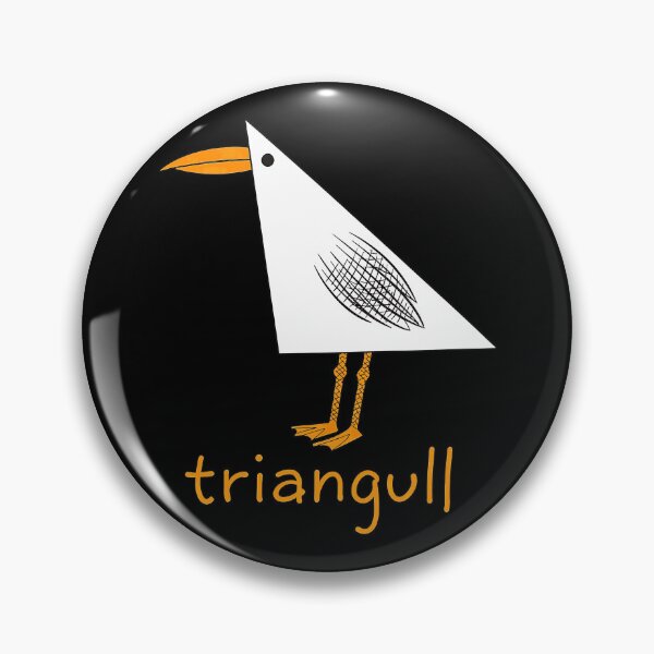 Item preview, Geometric Seagull Pun designed and sold by shaunturek36.