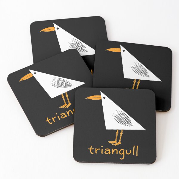 Item preview, Geometric Seagull Pun designed and sold by shaunturek36.