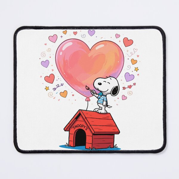 Item preview, Cute Dog Painting Heart Balloon Art designed and sold by KingwoodMe.
