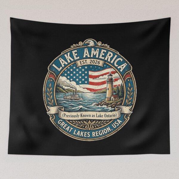 Item preview, Lake America Previously Ontario Canada USA Funny Patriotic designed and sold by LakenDraphil.