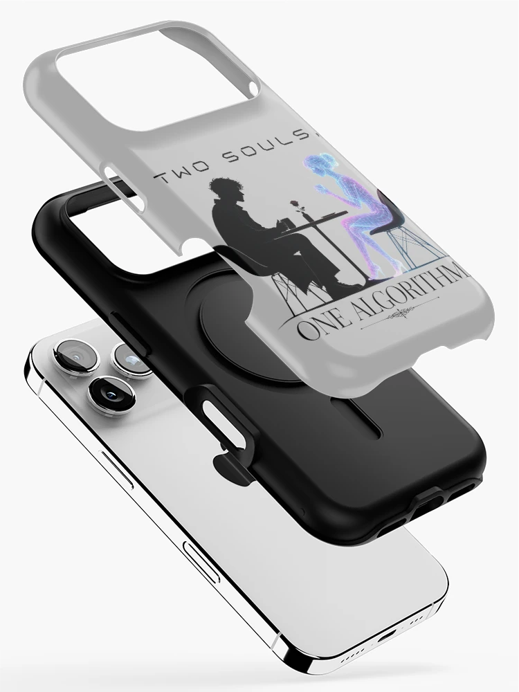 Thumbnail 2 of 4, iPhone Case, Two Souls, One Algorithm designed and sold by MeaningIsUse.