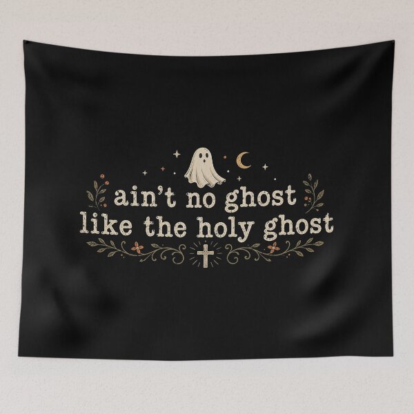 Item preview, Ain't No Ghost Like the Holy Ghost Funny Christian Halloween, Faith Based Fall Gift designed and sold by Quiajia.