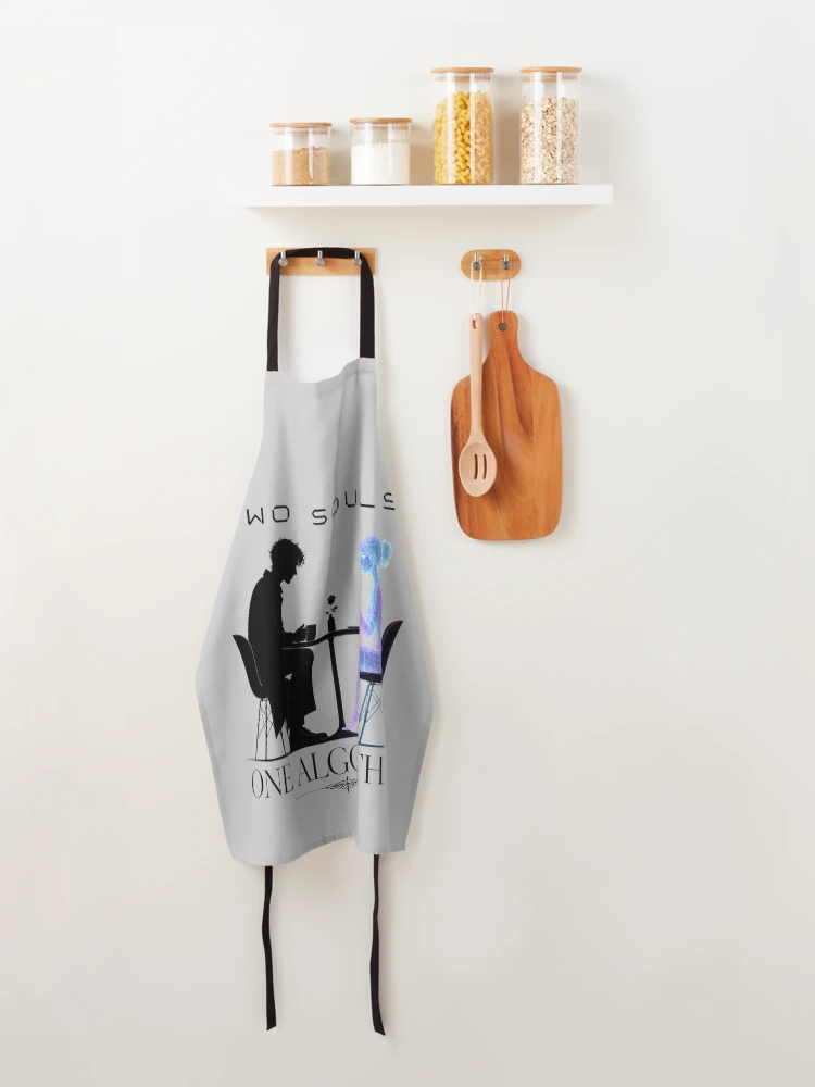 Thumbnail 4 of 6, Apron, Two Souls, One Algorithm designed and sold by MeaningIsUse.