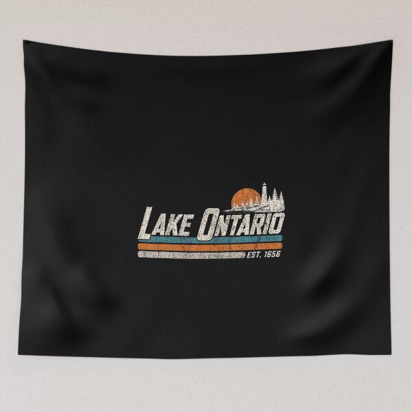 Item preview, Lake Ontario Est 1615 Vintage Sunset Great Lakes designed and sold by ChaosColorCo.