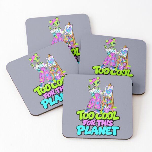 Item preview, Cosmic Alien Artist – Colorful Space Painter designed and sold by Aimetoi.