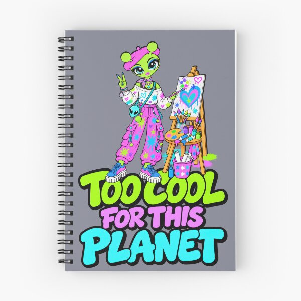 Item preview, Cosmic Alien Artist – Colorful Space Painter designed and sold by Aimetoi.