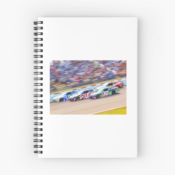 Item preview, Josh Williams Fighting With Chandler Smith Ross Chastain And Justin Allgaier In Their 2024 Nascar Racecars Watercolor designed and sold by noble-mcafee.