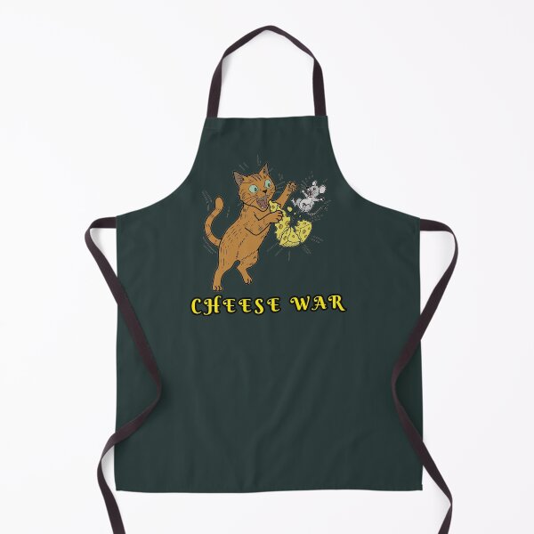 Item preview, Whimsical Epic Cat and Mouse Battle Cheese War Graphic  designed and sold by LeshanArt.