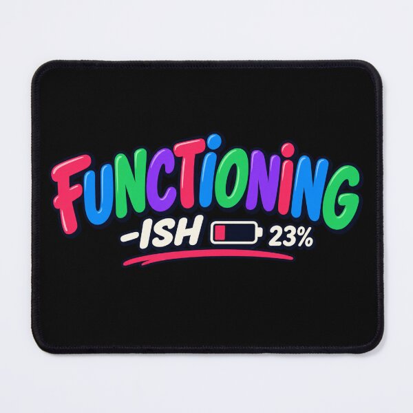 Item preview, Functioning Ish 23 Percent Funny Low Battery Design designed and sold by EverclearDesign.