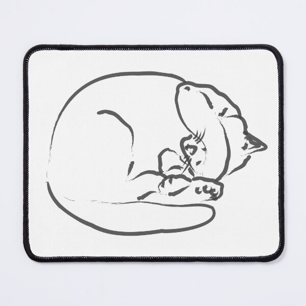 Item preview, Curled Up Sleeping Cat Ball designed and sold by reksitawardani.