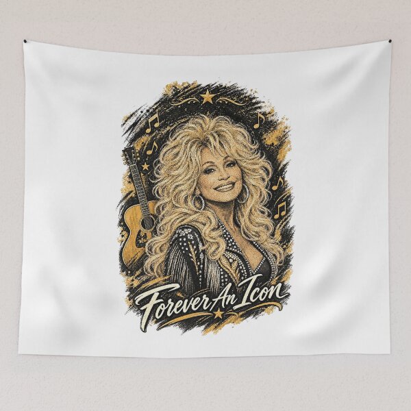 Item preview, Dolly Parton Forever An Icon Country Music Legend Vintage designed and sold by dartoffofo⭐⭐⭐⭐⭐.