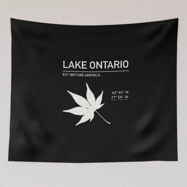 Item preview, Lake Ontario Established Before America Vintage Design designed and sold by ChaosColorCo.