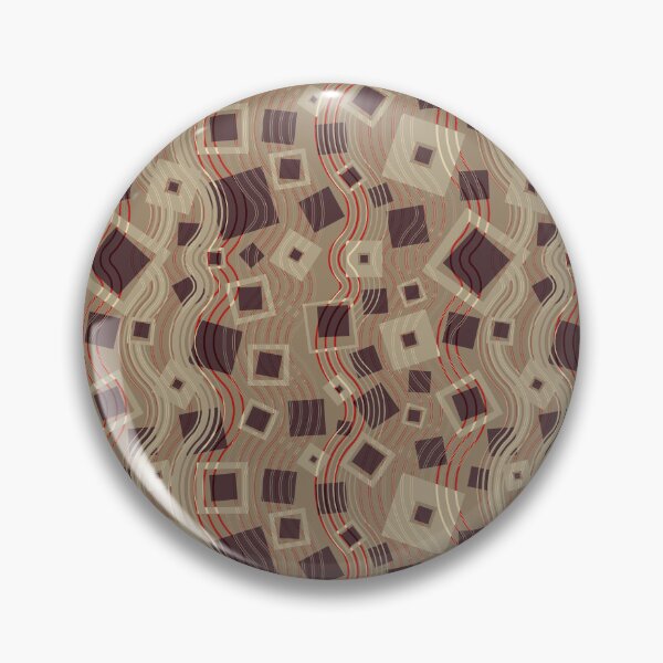 Item preview, Abstract Wavy Square Geometric Pattern designed and sold by Zaya_art.