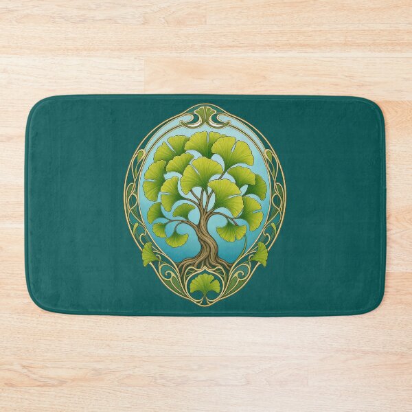 Item preview, Ginkgo Biloba Tree Art Nouveau Botanical designed and sold by AntiqueImages.
