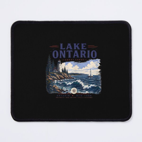 Item preview, Lake Ontario Forever Vintage Retro Design designed and sold by ChaosColorCo.