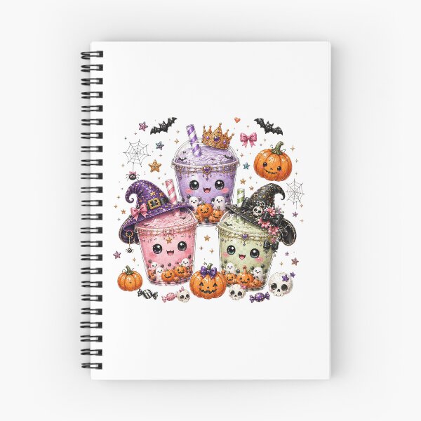 Item preview, Halloween Boba Tea Cups Witch Hats And Pumpkins designed and sold by dartoffofo⭐⭐⭐⭐⭐.
