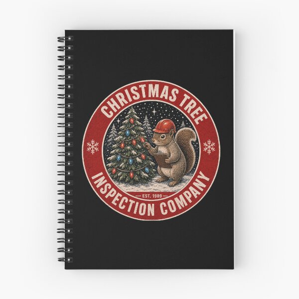 Item preview, Christmas Vacation squirrel - tree inspection company designed and sold by Olena Du.