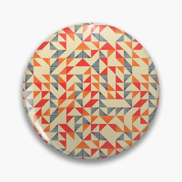 Item preview, Bold Geometric Triangle Cream Pattern designed and sold by Zaya_art.