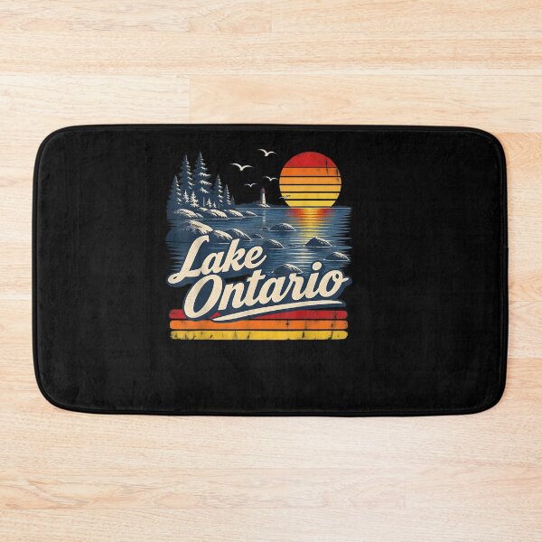 Item preview, Retro Sunset Great Lakes Lake Ontario designed and sold by Juansustait.