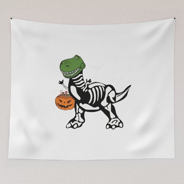 Item preview, Spooky Cute Dino Halloween Candy Pumpkin designed and sold by IsazaSeema.
