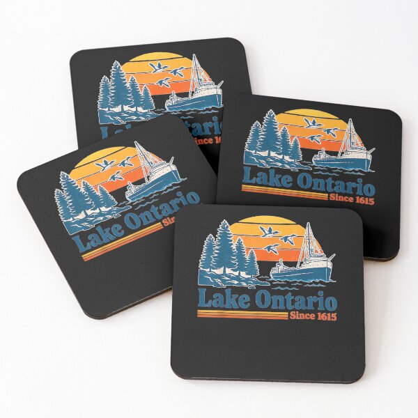 Item preview, Retro Sunset Great Lakes Lake Ontario designed and sold by MatherFisher.