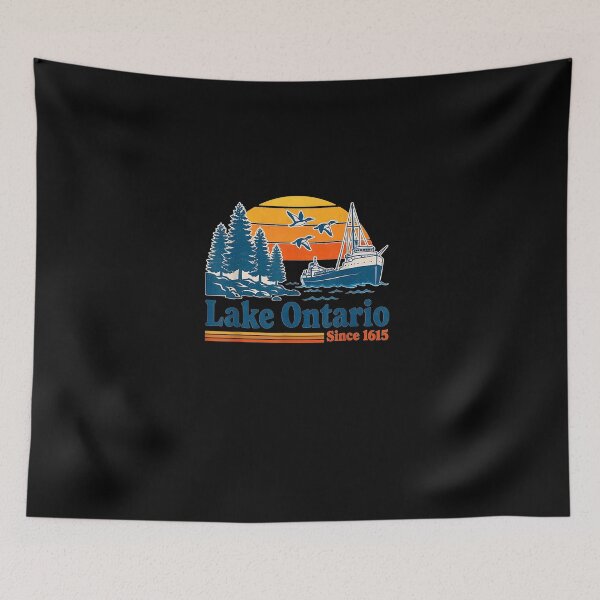 Item preview, Retro Sunset Great Lakes Lake Ontario designed and sold by MatherFisher.