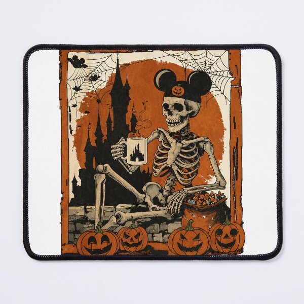 Item preview, Spooky Skeleton Halloween Castle Coffee Lover designed and sold by VianDuell01.