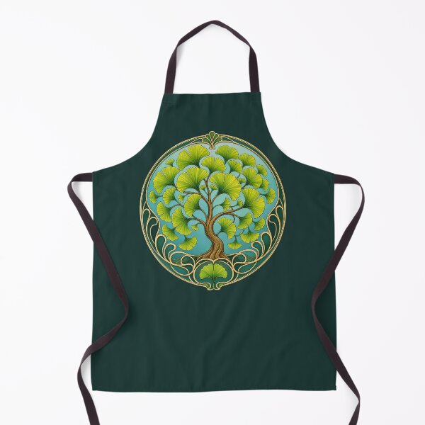 Item preview, Art Nouveau Ginkgo Biloba Tree Botanical Design designed and sold by AntiqueImages.
