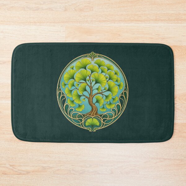 Item preview, Art Nouveau Ginkgo Biloba Tree Botanical Design designed and sold by AntiqueImages.