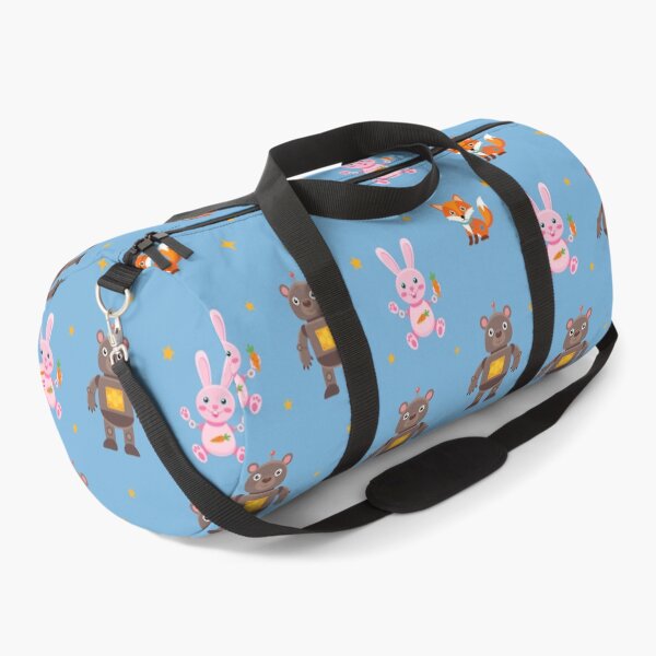 Item preview, Cute Robot Animals Blue Seamless Pattern designed and sold by ElenMart.