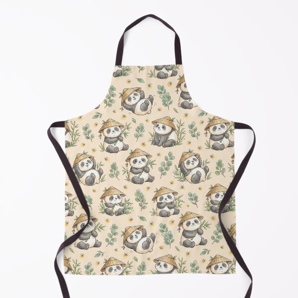 Item preview, Baby Pandas & Eucalyptus & Fireflies Seamless Pattern designed and sold by StickVerse by Owais.